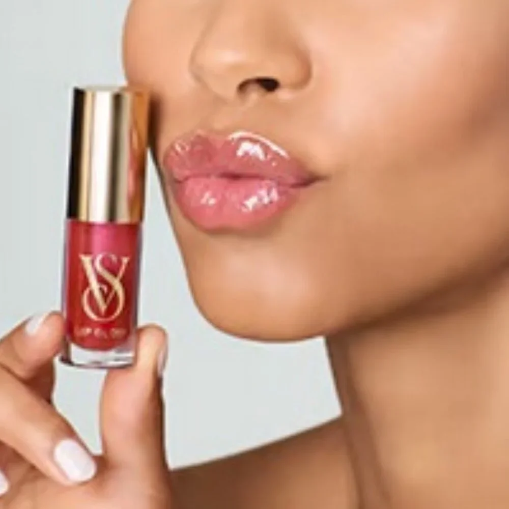 VICTORIA'S SECRET Juicy Cherry Vanilla Flavor Lip Oil COLOR: MULBERRY~FULL SIZE!